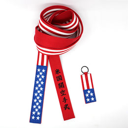 Red Master USA Flag Belt *NEW*