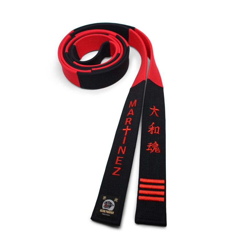 Black & Red Panel (Black tip) w/ Matching Stitching [M19] – Eosin ...