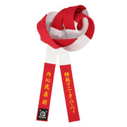 Red & White Panel (Red Tip) w/ Matching Stitching [M15]