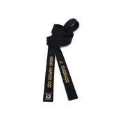 Double-Sided Embroidery Black Belt [B04]
