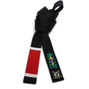 BJJ Black Belt w/ Instructor Bars [J3]