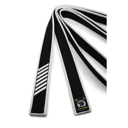 Black Master Belt With White Border