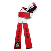 Red & White Panel With Solid Black Backside [M18]