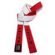 Red & White Panel (Red Tip) w/ Matching Stitching [M15]