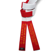 Red & White Panel (Red Tip) w/ Matching Stitching [M15]