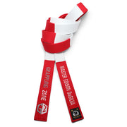 Red & White Panel (Red Tip) w/ Matching Stitching [M15]