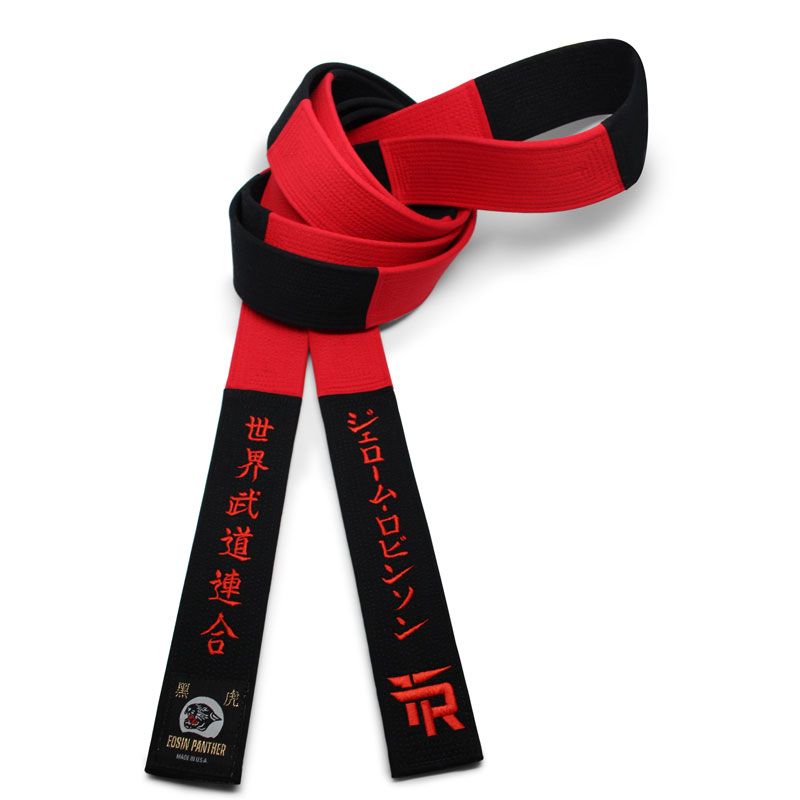 Black & Red Panel (Black tip) w/ Matching Stitching [M19] – Eosin ...