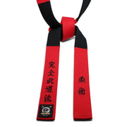 Red & Black Panel (Red Tip) With Matching Stitching