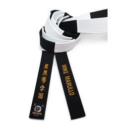 Black & White Panel w/ Matching Stitching [M14]