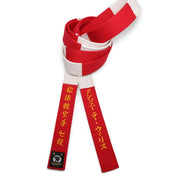 Red & White Panel (Red Tip) With Red Stitching