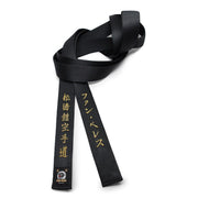black satin belt for dress Women's Black / Pink Magical Night Evening Dress With Satin Belt - Black & Pink | Extra Small
